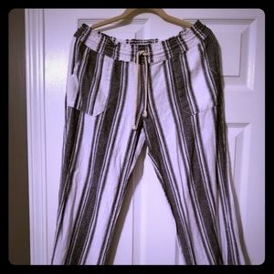 Striped Wide Leg Pants